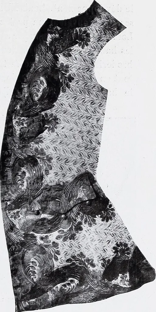An illustration from Section française (class 84); dentelles, broderies, passementeries et dessins, 1908, leaf 70