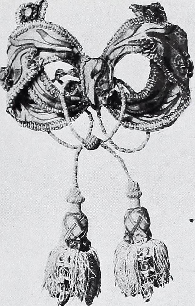An illustration from Section française (class 84); dentelles, broderies, passementeries et dessins, 1908, leaf 76