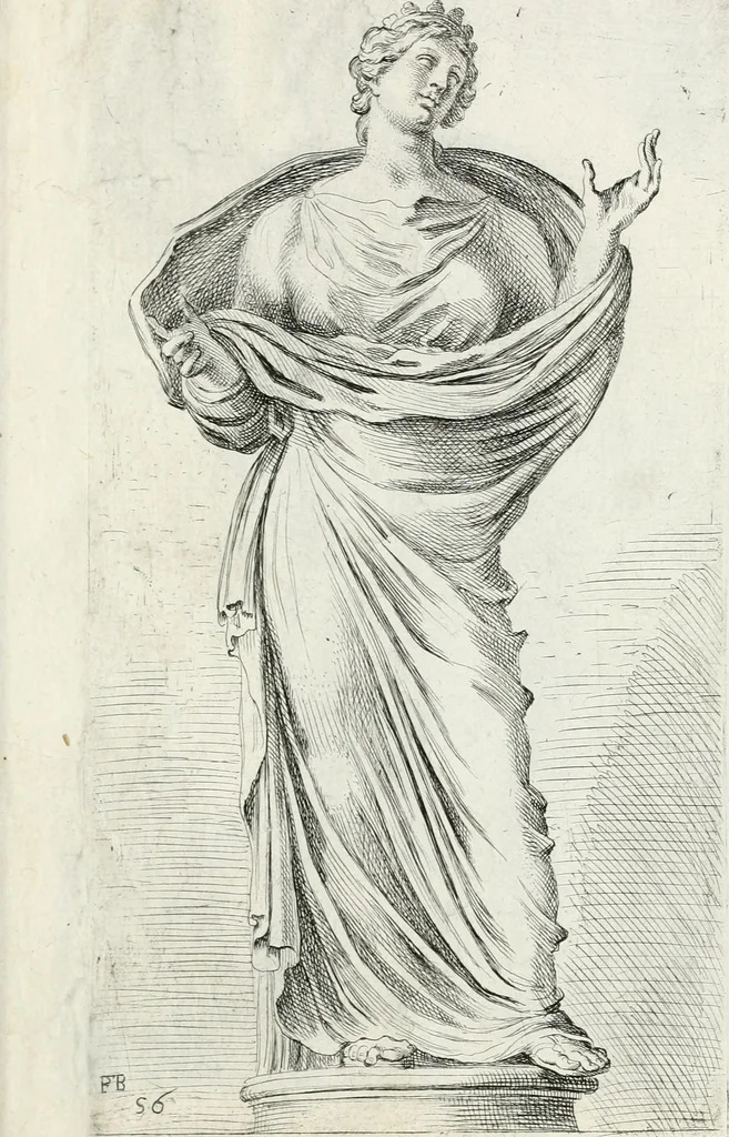 An illustration from Segmenta nobilium signorum e statuaru : quæ temporis dentem inuidium euasere Urbis æternæ ruinis erepta, typis æneis ab se commissa perptuæ uenerationis monimentum, 1638, leaf 116
