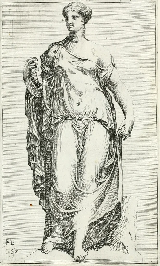 An illustration from Segmenta nobilium signorum e statuaru : quæ temporis dentem inuidium euasere Urbis æternæ ruinis erepta, typis æneis ab se commissa perptuæ uenerationis monimentum, 1638, leaf 128