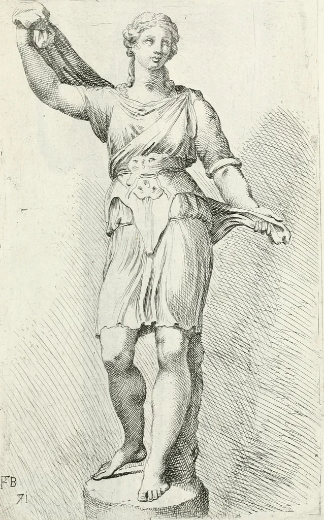 An illustration from Segmenta nobilium signorum e statuaru : quæ temporis dentem inuidium euasere Urbis æternæ ruinis erepta, typis æneis ab se commissa perptuæ uenerationis monimentum, 1638, leaf 146