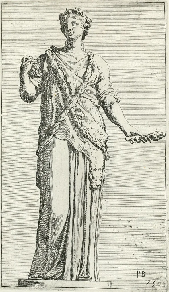 An illustration from Segmenta nobilium signorum e statuaru : quæ temporis dentem inuidium euasere Urbis æternæ ruinis erepta, typis æneis ab se commissa perptuæ uenerationis monimentum, 1638, leaf 150
