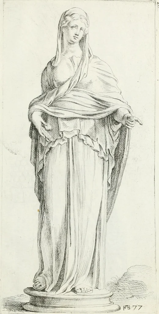 An illustration from Segmenta nobilium signorum e statuaru : quæ temporis dentem inuidium euasere Urbis æternæ ruinis erepta, typis æneis ab se commissa perptuæ uenerationis monimentum, 1638, leaf 158