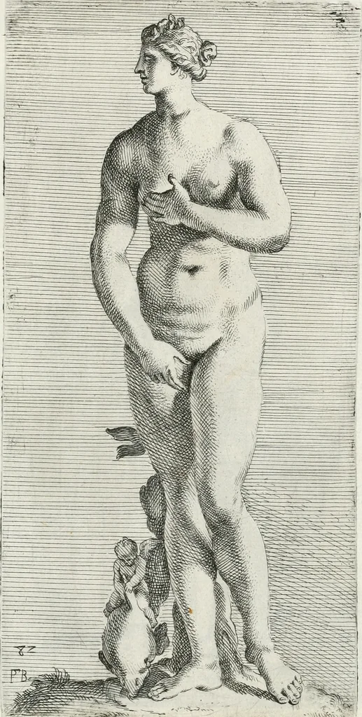 An illustration from Segmenta nobilium signorum e statuaru : quæ temporis dentem inuidium euasere Urbis æternæ ruinis erepta, typis æneis ab se commissa perptuæ uenerationis monimentum, 1638, leaf 170