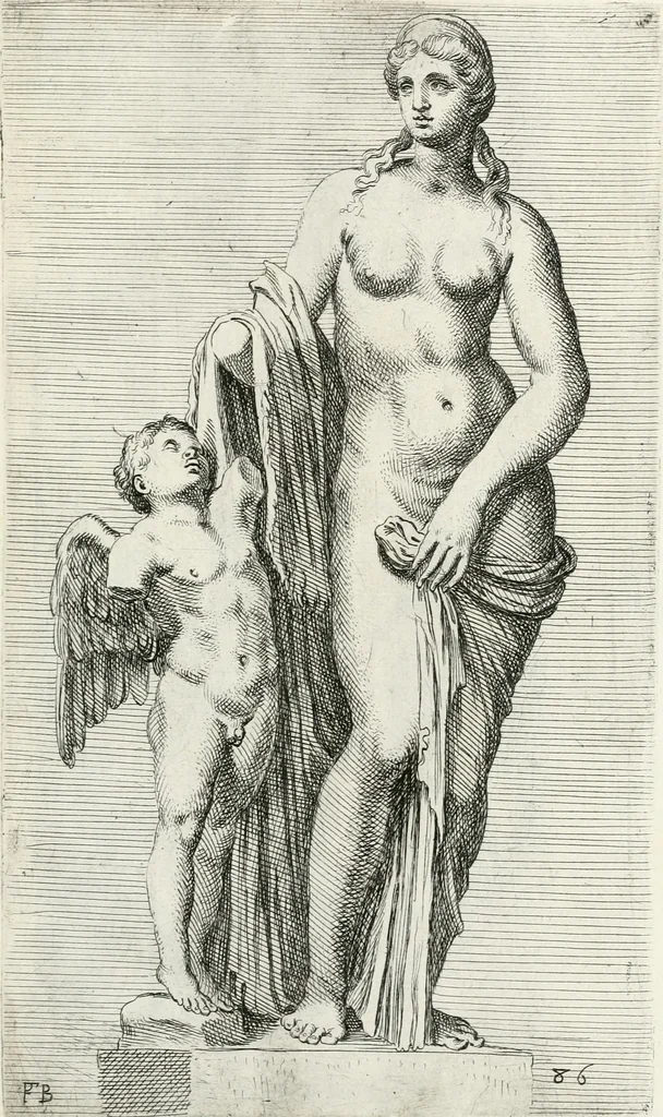 An illustration from Segmenta nobilium signorum e statuaru : quæ temporis dentem inuidium euasere Urbis æternæ ruinis erepta, typis æneis ab se commissa perptuæ uenerationis monimentum, 1638, leaf 178