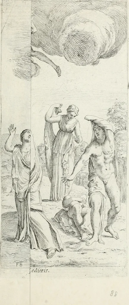 An illustration from Segmenta nobilium signorum e statuaru : quæ temporis dentem inuidium euasere Urbis æternæ ruinis erepta, typis æneis ab se commissa perptuæ uenerationis monimentum, 1638, leaf 180