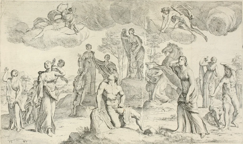 An illustration from Segmenta nobilium signorum e statuaru : quæ temporis dentem inuidium euasere Urbis æternæ ruinis erepta, typis æneis ab se commissa perptuæ uenerationis monimentum, 1638, leaf 181