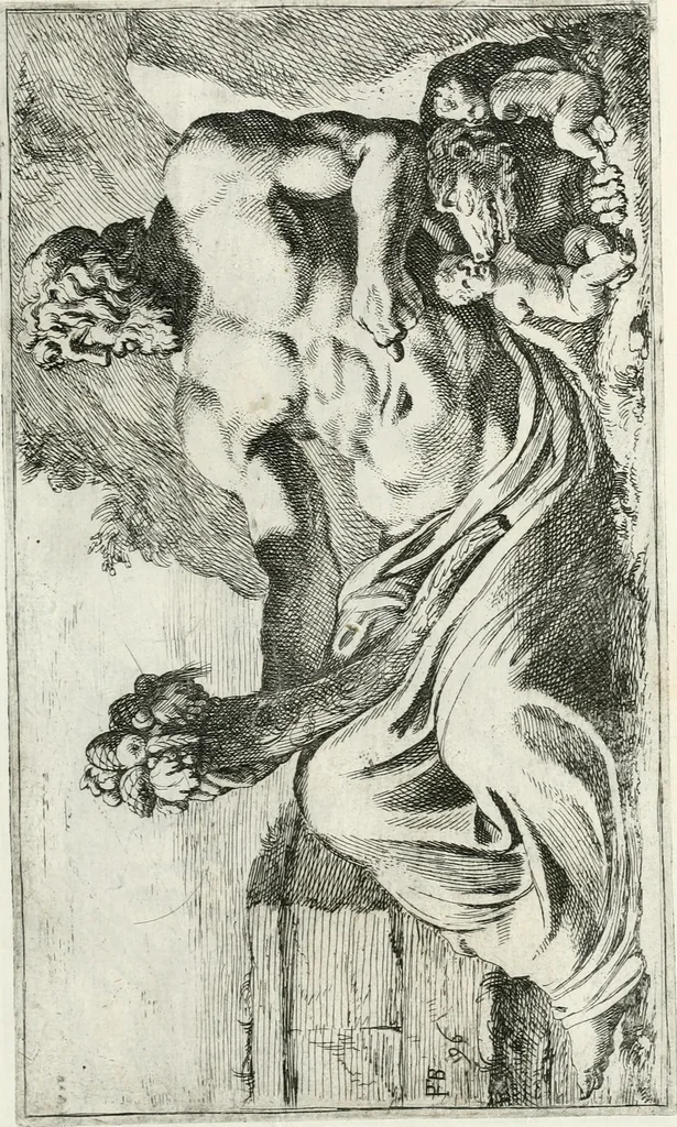 An illustration from Segmenta nobilium signorum e statuaru : quæ temporis dentem inuidium euasere Urbis æternæ ruinis erepta, typis æneis ab se commissa perptuæ uenerationis monimentum, 1638, leaf 198