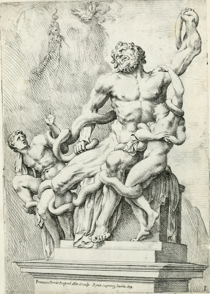 An illustration from Segmenta nobilium signorum e statuaru : quæ temporis dentem inuidium euasere Urbis æternæ ruinis erepta, typis æneis ab se commissa perptuæ uenerationis monimentum, 1638, leaf 6