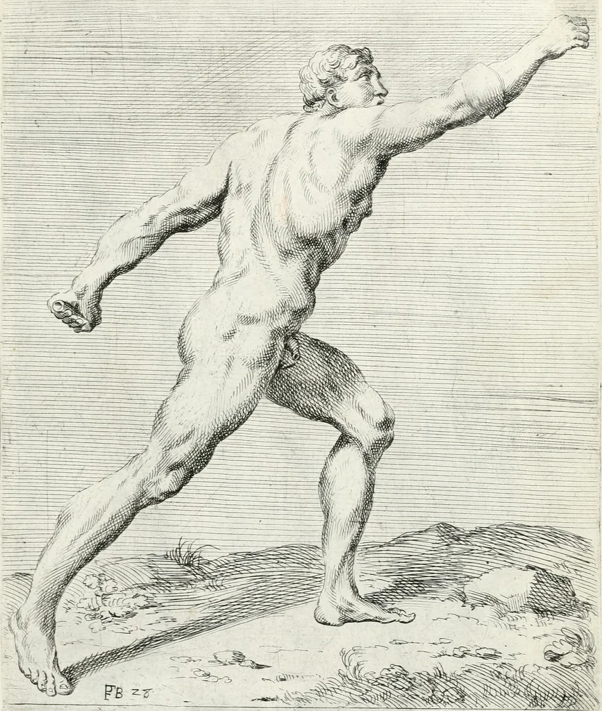 An illustration from Segmenta nobilium signorum e statuaru : quæ temporis dentem inuidium euasere Urbis æternæ ruinis erepta, typis æneis ab se commissa perptuæ uenerationis monimentum, 1638, leaf 60