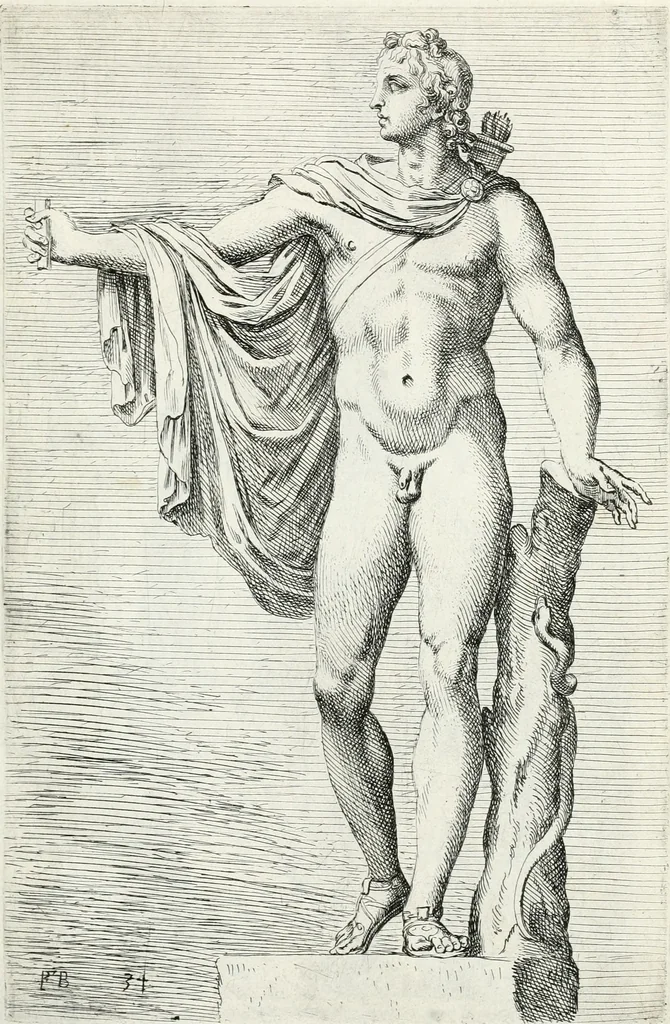 An illustration from Segmenta nobilium signorum e statuaru : quæ temporis dentem inuidium euasere Urbis æternæ ruinis erepta, typis æneis ab se commissa perptuæ uenerationis monimentum, 1638, leaf 66