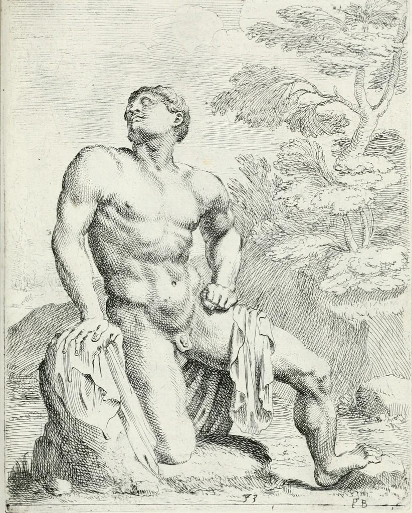 An illustration from Segmenta nobilium signorum e statuaru : quæ temporis dentem inuidium euasere Urbis æternæ ruinis erepta, typis æneis ab se commissa perptuæ uenerationis monimentum, 1638, leaf 70