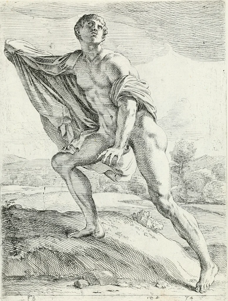 An illustration from Segmenta nobilium signorum e statuaru : quæ temporis dentem inuidium euasere Urbis æternæ ruinis erepta, typis æneis ab se commissa perptuæ uenerationis monimentum, 1638, leaf 72