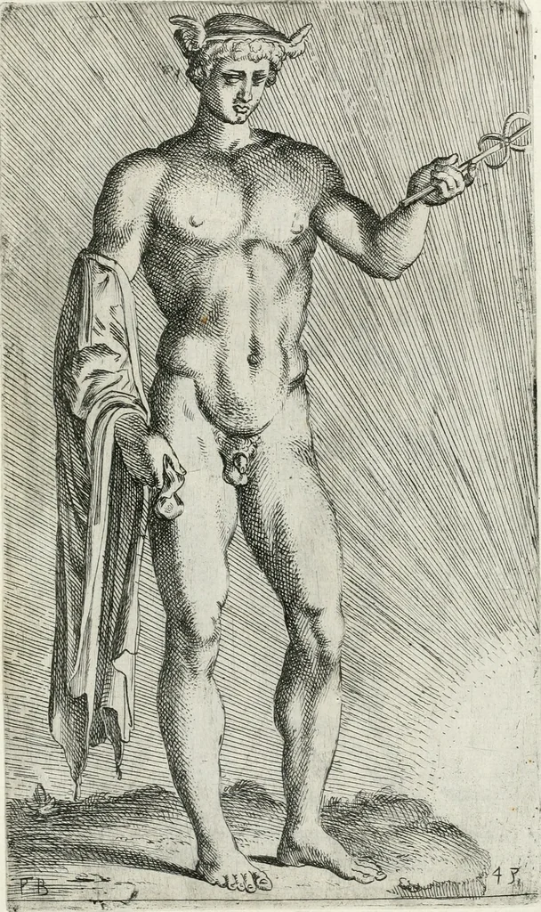 An illustration from Segmenta nobilium signorum e statuaru : quæ temporis dentem inuidium euasere Urbis æternæ ruinis erepta, typis æneis ab se commissa perptuæ uenerationis monimentum, 1638, leaf 90