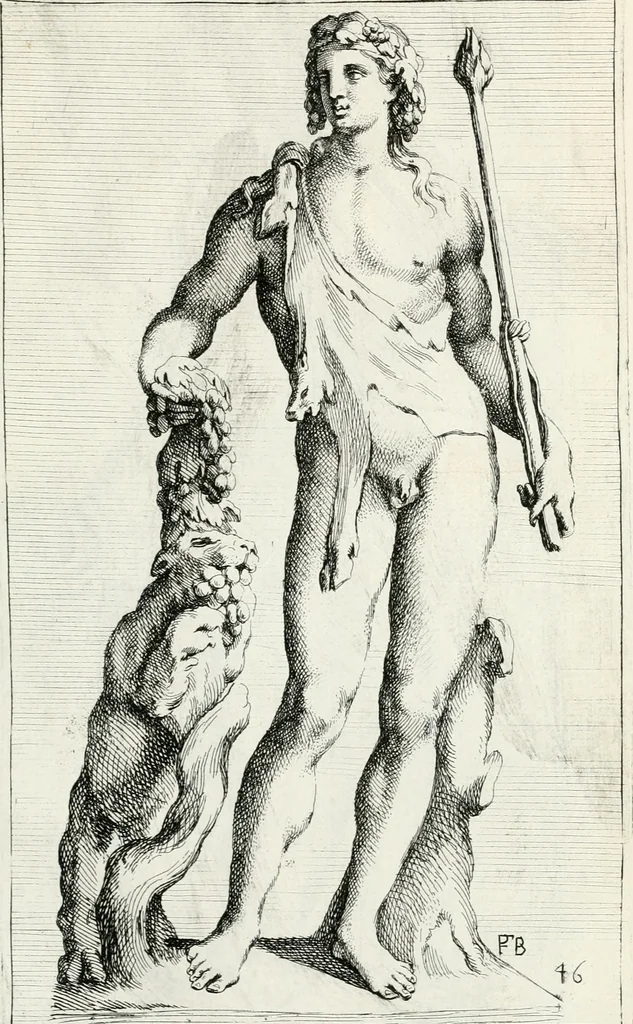 An illustration from Segmenta nobilium signorum e statuaru : quæ temporis dentem inuidium euasere Urbis æternæ ruinis erepta, typis æneis ab se commissa perptuæ uenerationis monimentum, 1638, leaf 96