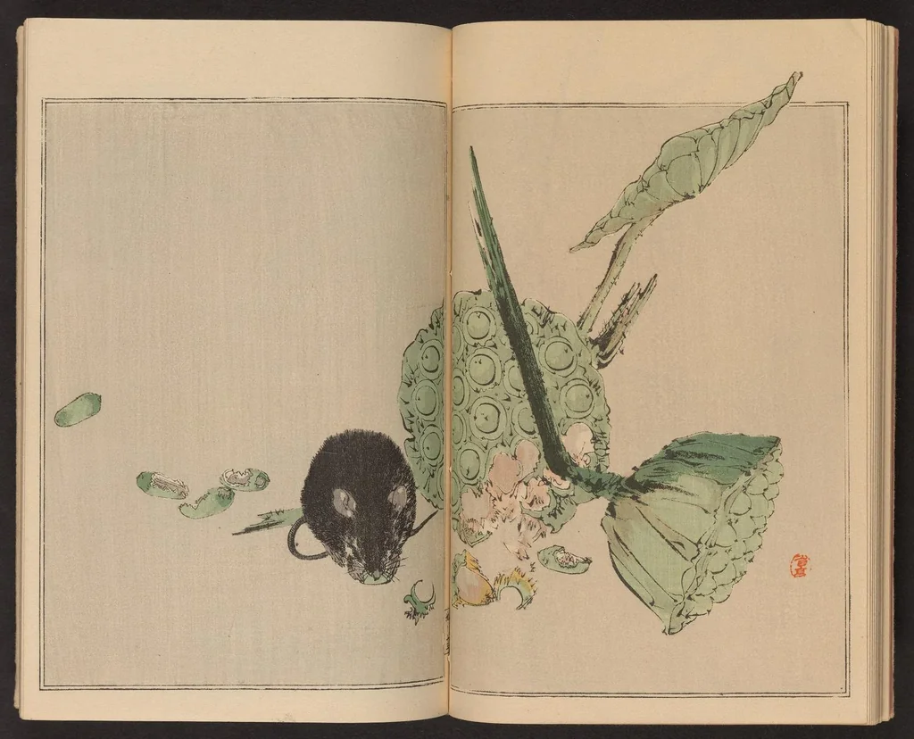 An illustration from Seitei kachō gafu, 1890, leaf 16