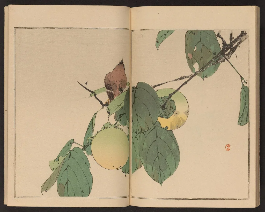 An illustration from Seitei kachō gafu, 1890, leaf 23