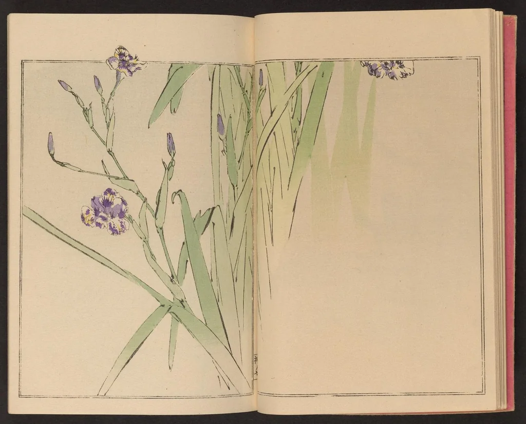 An illustration from Seitei kachō gafu, 1890, leaf 11