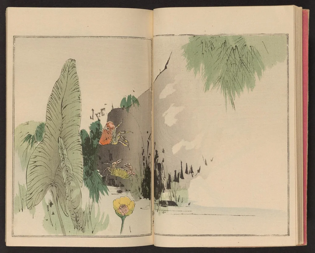 An illustration from Seitei kachō gafu, 1890, leaf 12