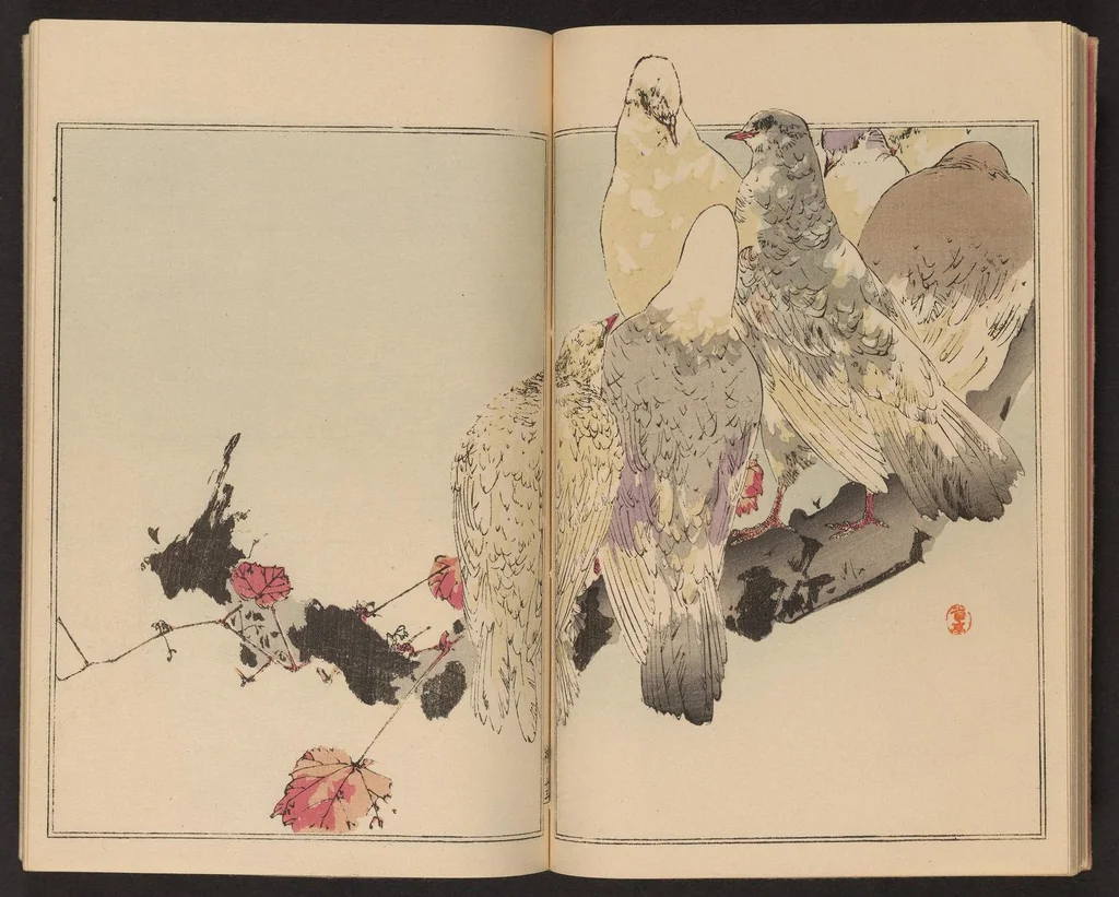 An illustration from Seitei kachō gafu, 1890, leaf 16