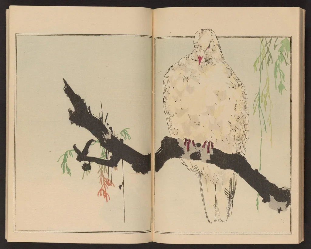 An illustration from Seitei kachō gafu, 1890, leaf 20