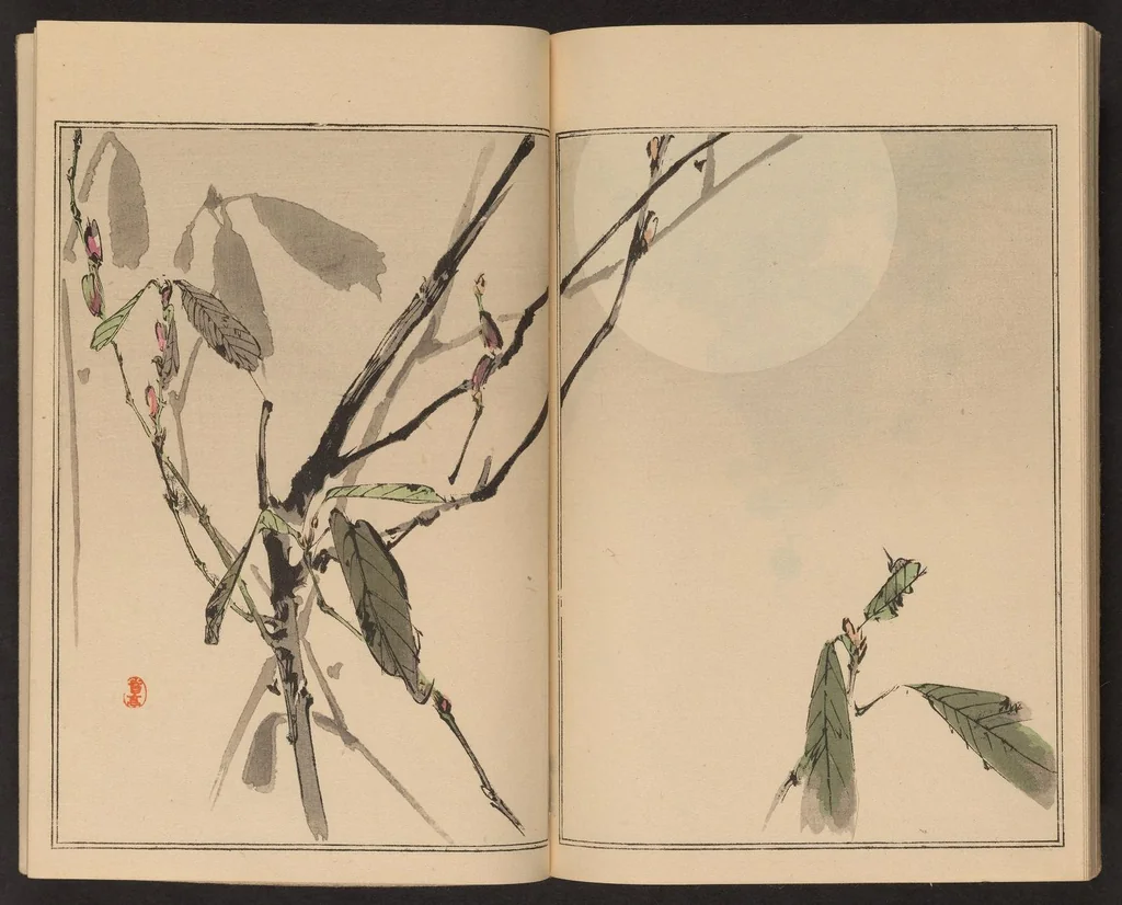 An illustration from Seitei kachō gafu, 1890, leaf 23