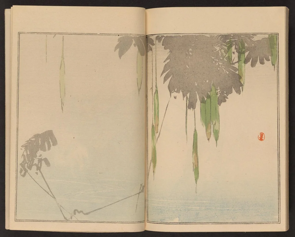 An illustration from Seitei kachō gafu, 1890, leaf 24