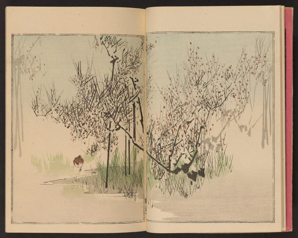 An illustration from Seitei kachō gafu, 1890, leaf 7