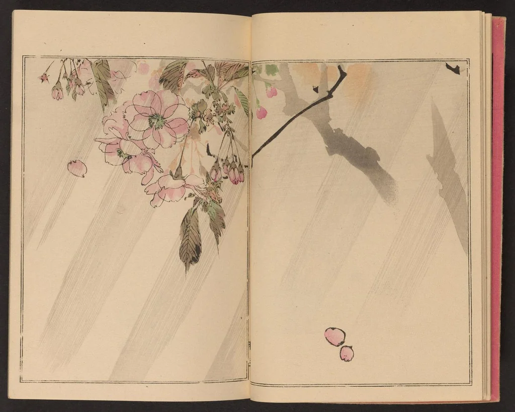 An illustration from Seitei kachō gafu, 1890, leaf 8