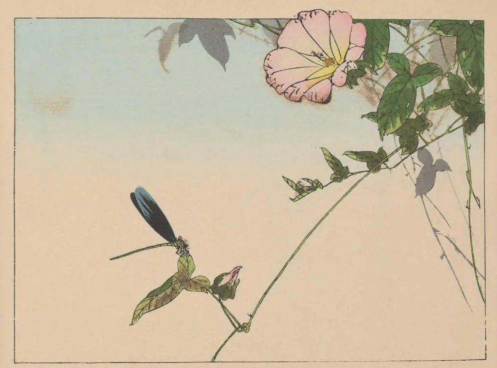 An illustration from Seitei kachōjō, 1889, leaf 10
