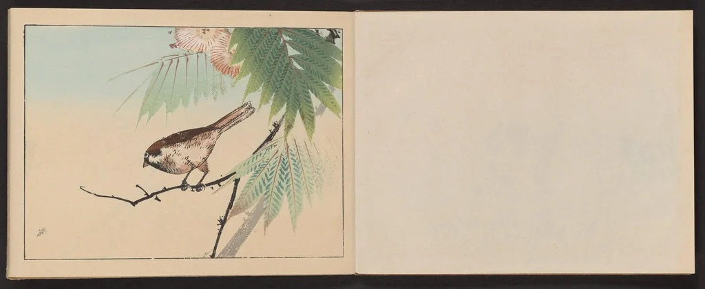 An illustration from Seitei kachōjō, 1889, leaf 3