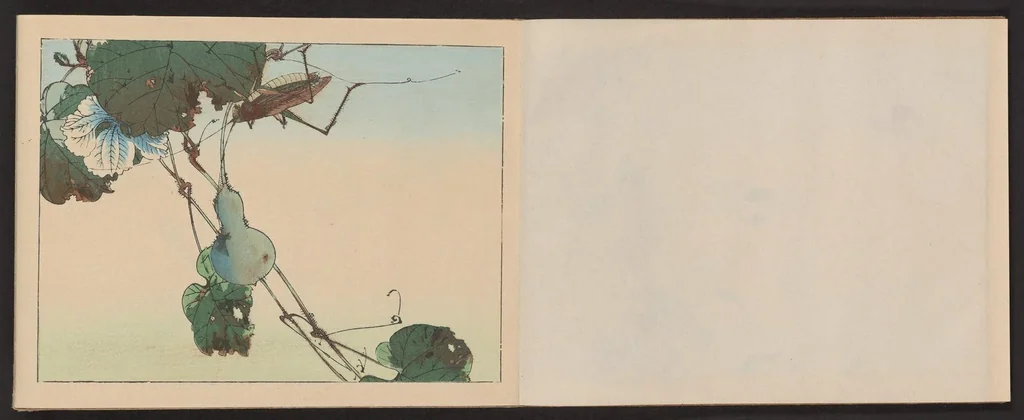 An illustration from Seitei kachōjō, 1889, leaf 9