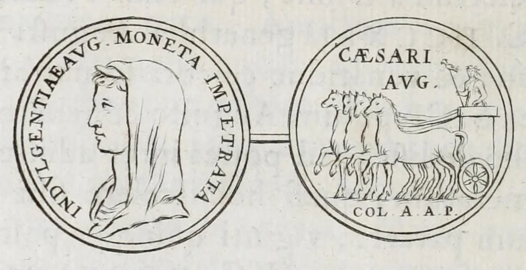 An illustration from Selecta numismata antiqua, 1684, leaf 126