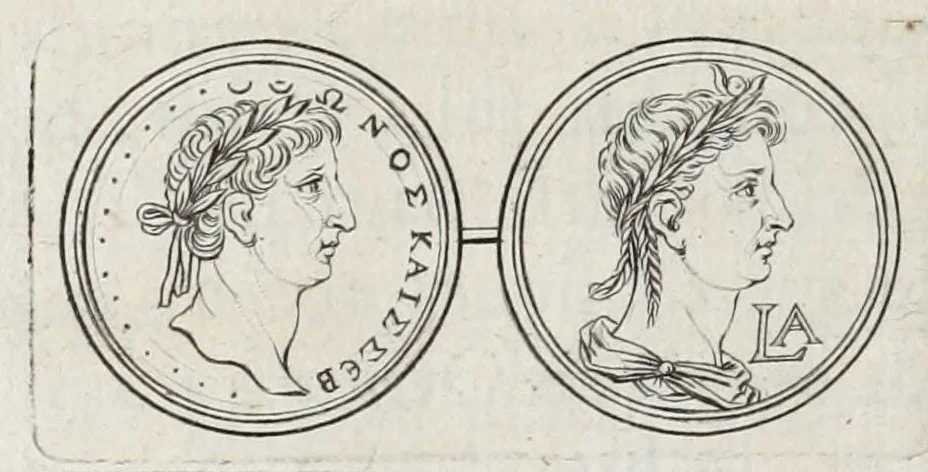 An illustration from Selecta numismata antiqua, 1684, leaf 152