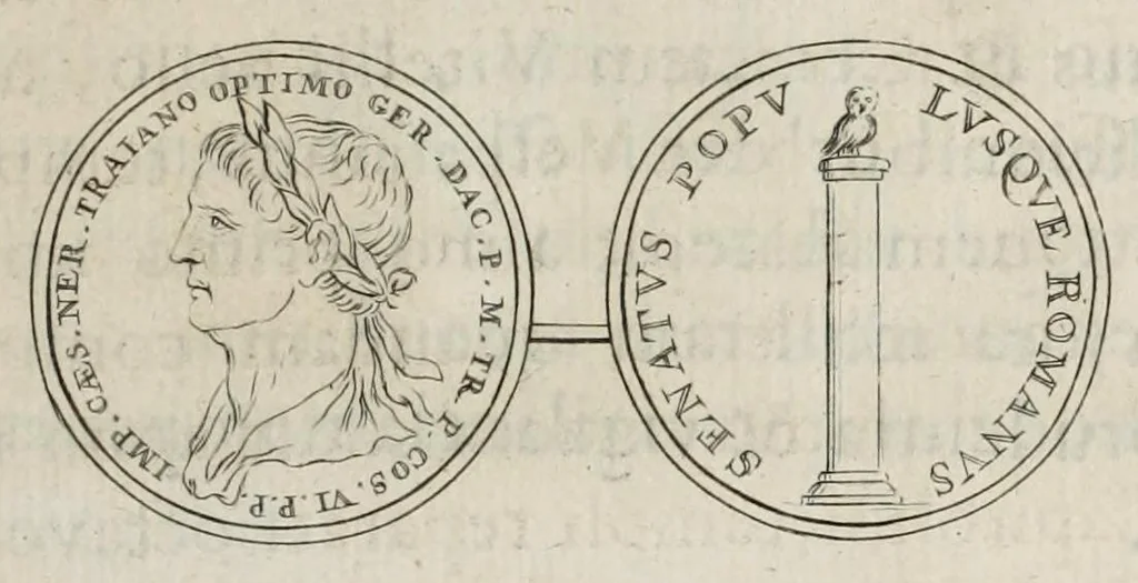 An illustration from Selecta numismata antiqua, 1684, leaf 159