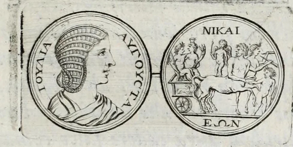 An illustration from Selecta numismata antiqua, 1684, leaf 175
