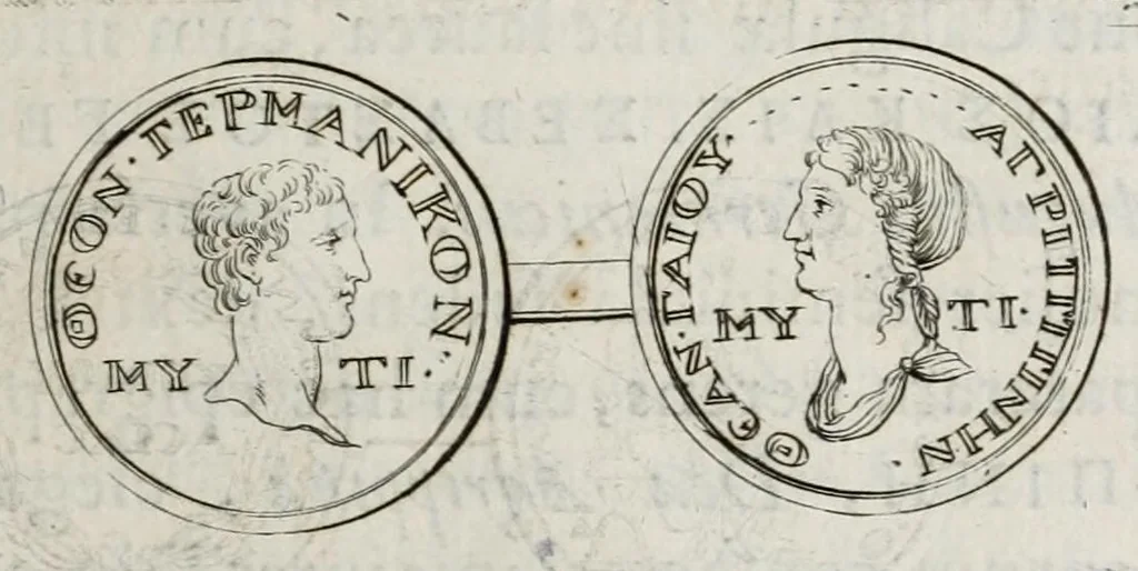 An illustration from Selecta numismata antiqua, 1684, leaf 319