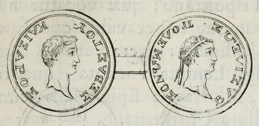 An illustration from Selecta numismata antiqua, 1684, leaf 329