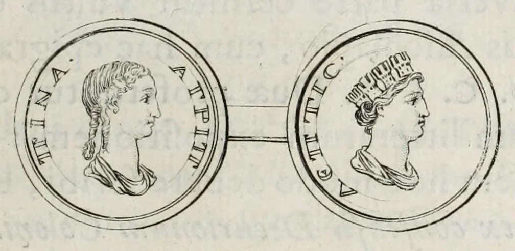 An illustration from Selecta numismata antiqua, 1684, leaf 329