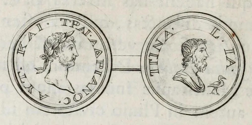 An illustration from Selecta numismata antiqua, 1684, leaf 332