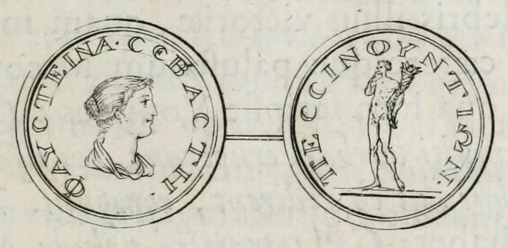 An illustration from Selecta numismata antiqua, 1684, leaf 333