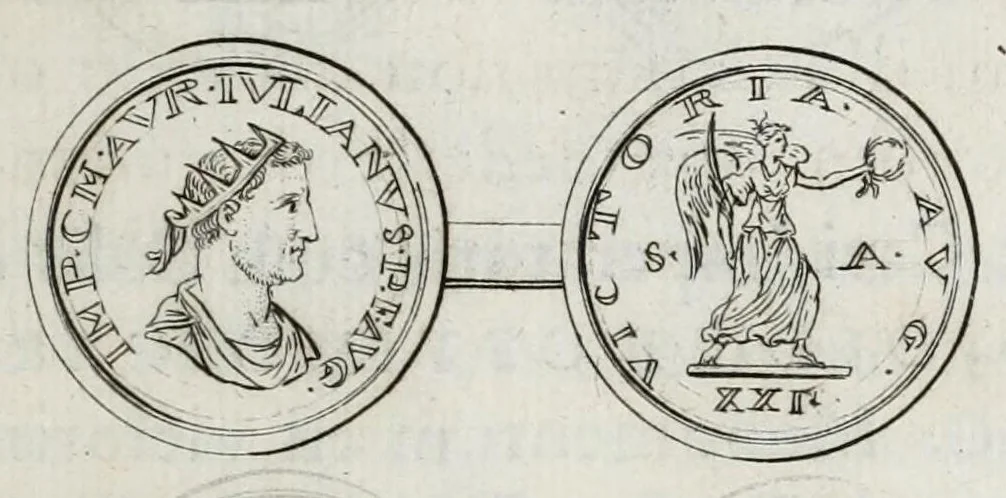 An illustration from Selecta numismata antiqua, 1684, leaf 337