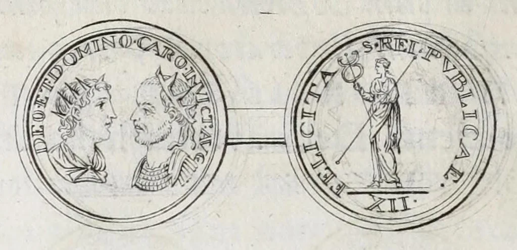 An illustration from Selecta numismata antiqua, 1684, leaf 338