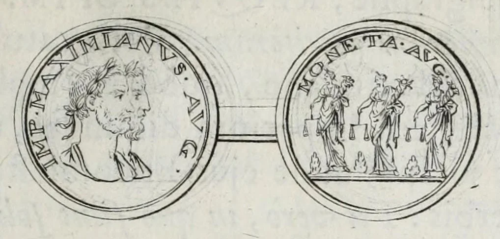 An illustration from Selecta numismata antiqua, 1684, leaf 339