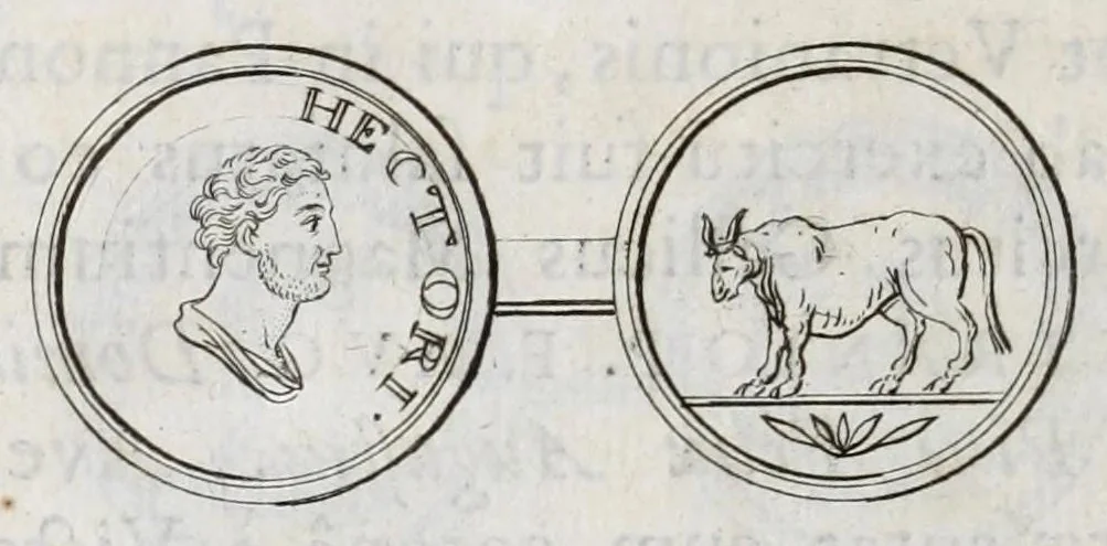 An illustration from Selecta numismata antiqua, 1684, leaf 342