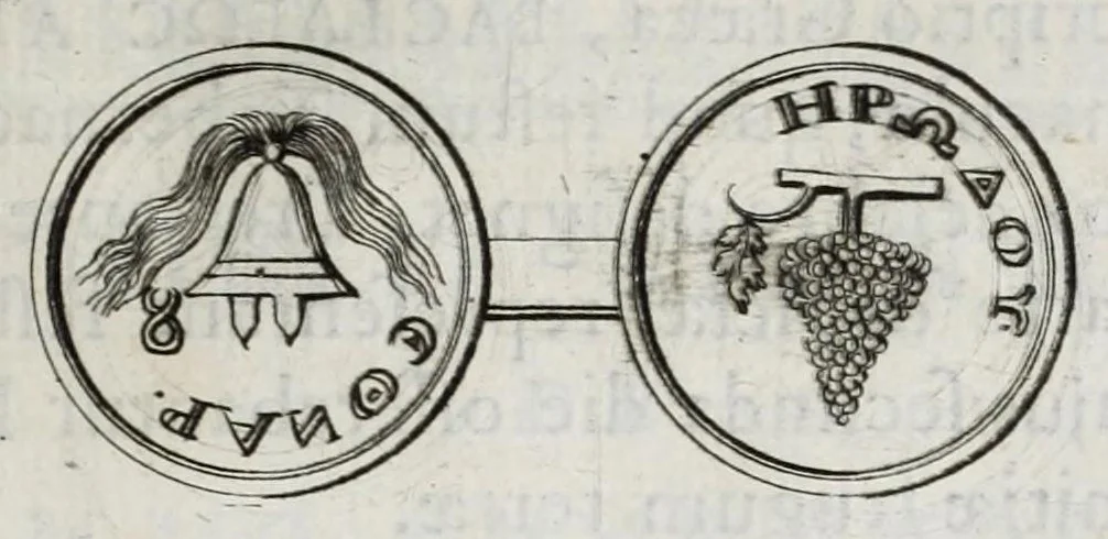 An illustration from Selecta numismata antiqua, 1684, leaf 345