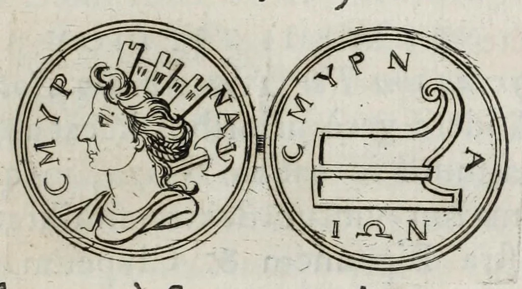 An illustration from Selecta numismata antiqua, 1684, leaf 349