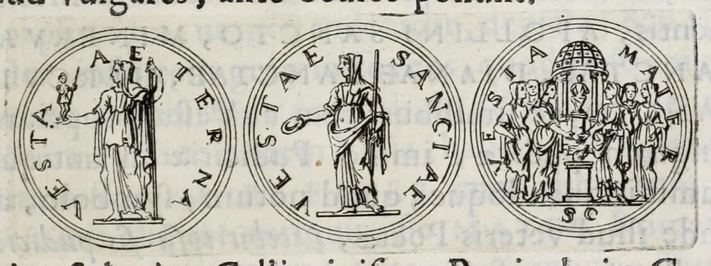 An illustration from Selecta numismata antiqua, 1684, leaf 367