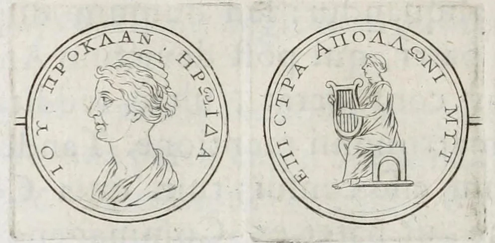 An illustration from Selecta numismata antiqua, 1684, leaf 86