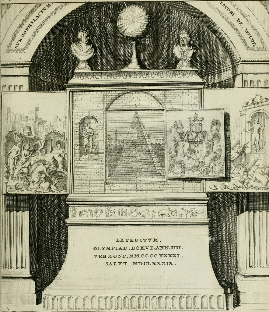 An illustration from Selecta numismata antiqua : ex musaeo Jacobi de Wilde, 1692, leaf 20